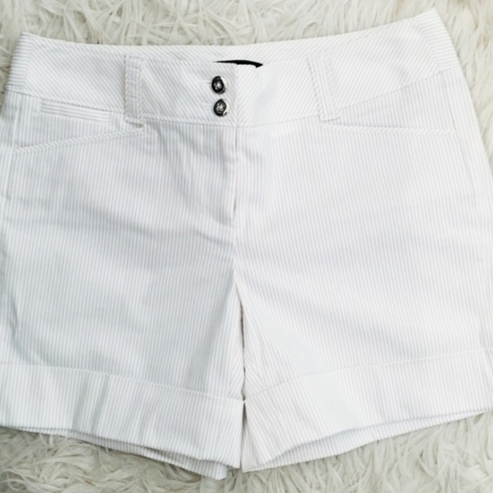 White House Black Market Pinstriped Shorts